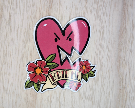 Bite Me Heart: Original Character Sticker (kidpomona)